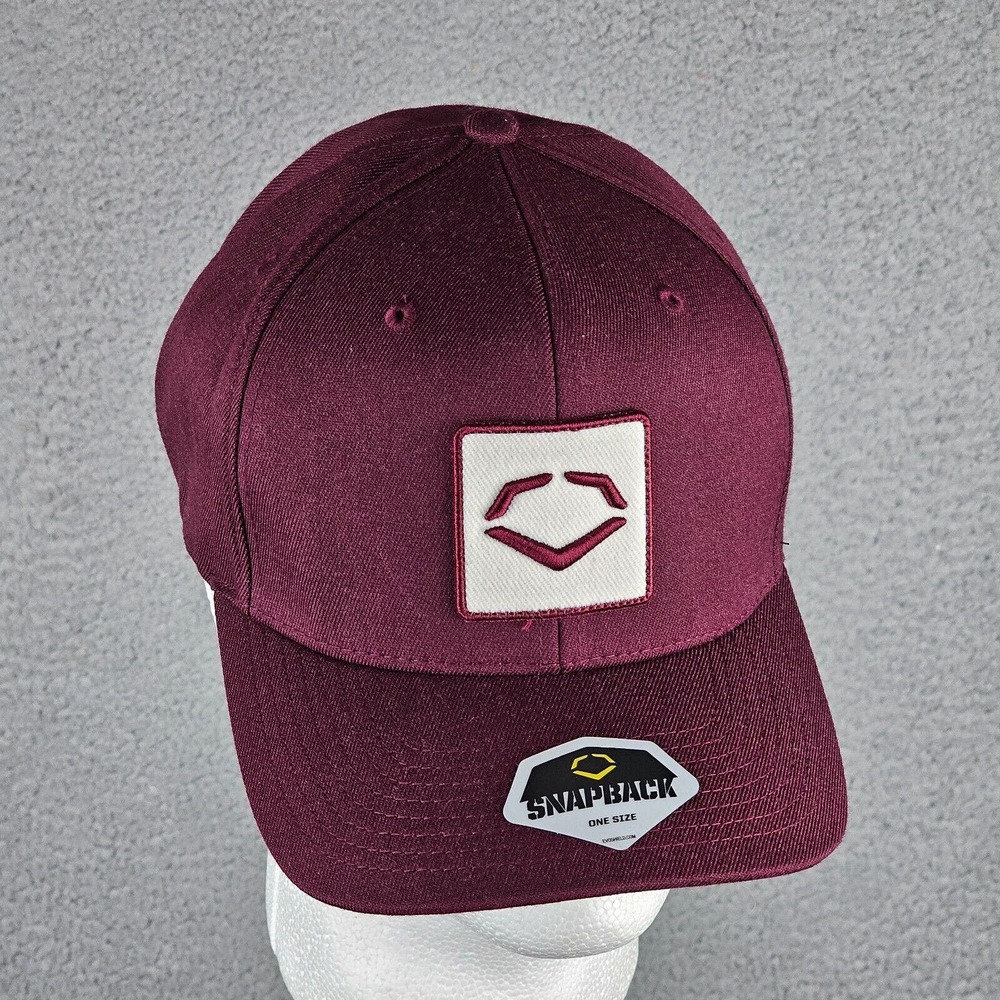 Evoshield Embroidered Cap Hat Maroon‎ FlexFit Snapback OSFA